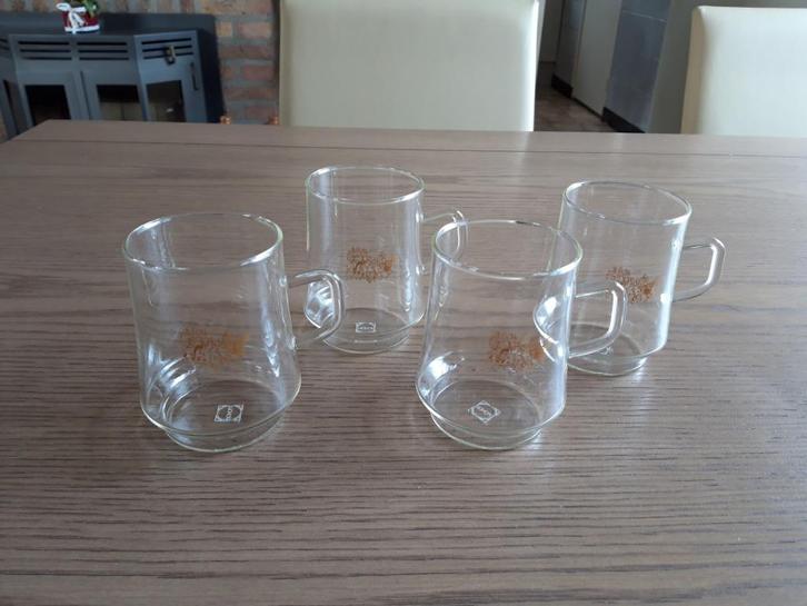 Schott thee glazen, Verzamelen, Glas en Borrelglaasjes, Zo goed als nieuw, Overige typen, Ophalen of Verzenden