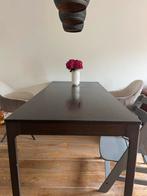 tafel 1.8m*0.8m 50euros gratis 4 stolen, Ophalen, 100 tot 150 cm, 50 tot 100 cm, Zo goed als nieuw