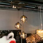Smoke bulbs 25 cm dia new hanglamp smoked light chandelier, Huis en Inrichting, Lampen | Hanglampen, Nieuw, Ophalen of Verzenden