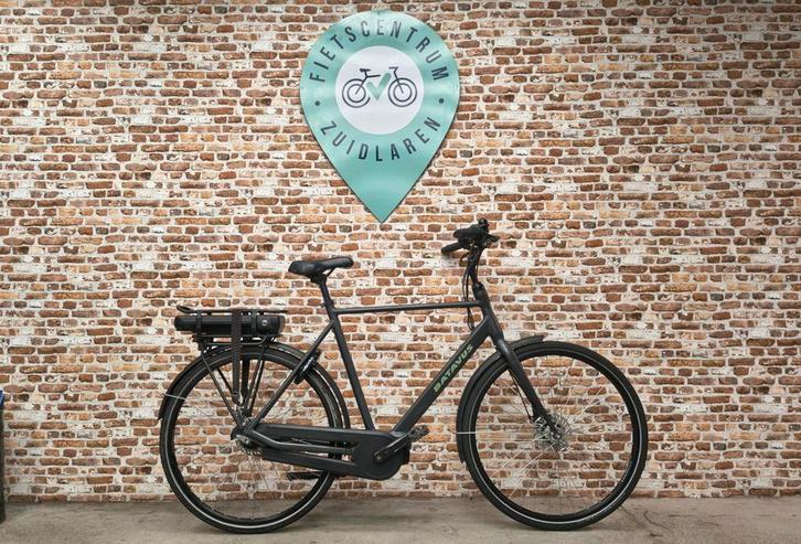 Batavus Fonk E-go | Nieuwe accu | Middenmotor | Heren 61 XL, Fietsen en Brommers, Fietsen | Heren | Herenfietsen, Gebruikt, Batavus