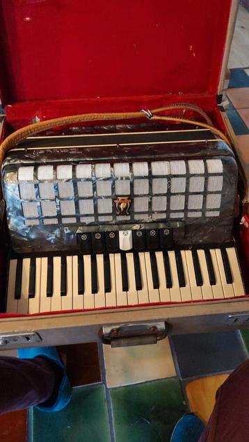 Parrot Accordeon 80 Bassen + Koffer beschikbaar voor biedingen