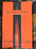 Archive Fever book by Jacques Derrida, Boeken, Ophalen of Verzenden, Zo goed als nieuw