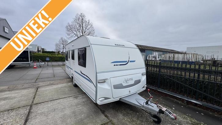 Adria caravan met stapelbed ? aparte kinderkamer ? compleet, Caravans en Kamperen, Caravans, Bedrijf, tot en met 6, 1000 - 1250 kg