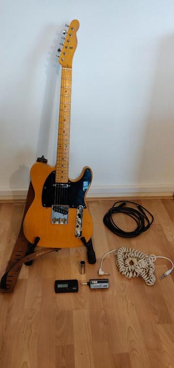 Vintage V52bs Telecaster Reissue - Relic Look + Accessoires beschikbaar voor biedingen