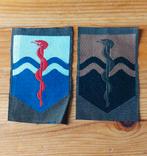 Set Mouwemblemen Geneeskundig Commando, Verzamelen, Ophalen of Verzenden, Landmacht, Nederland, Embleem of Badge