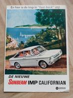 Sunbeam IMP californian NL folder, Boeken, Auto's | Folders en Tijdschriften, Ophalen of Verzenden, Zo goed als nieuw