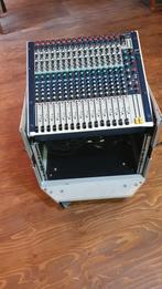 Soundcraft GB2 rack mixer in flighcase, Muziek en Instrumenten, Mengpanelen, Ophalen, Zo goed als nieuw