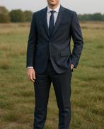 Heren costuum jasje en broek Avba, Kleding | Heren, Kostuums en Colberts, Maat 52/54 (L), Blauw, Ophalen of Verzenden, Zo goed als nieuw
