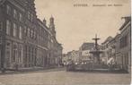 Zutphen (Gld.) Houtmarkt met fontein, gelopen 1911, Ophalen of Verzenden, Voor 1920, Gelopen, Gelderland