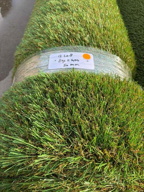 Kunstgras coupon 8.90  x 4 meter Q208 zachte sprieten 50 mm, Tuin en Terras, Gras en Kunstgras, Nieuw, Kunstgras, 20 m² of meer