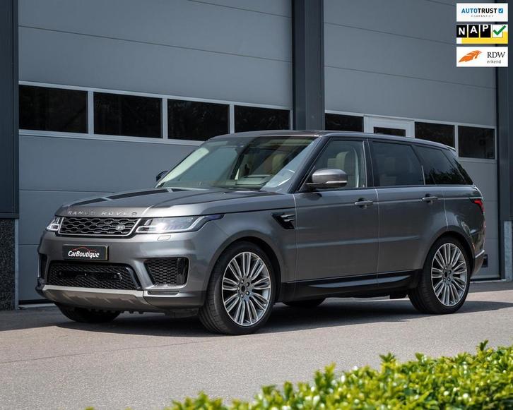 Land Rover Range Rover Sport 2.0 P400e SE I Pano I 360 I Mer, Auto's, Land Rover, Bedrijf, Te koop, 360° camera, 4x4, ABS, Achteruitrijcamera