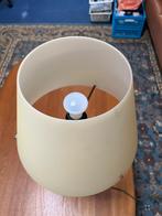 Van de Heg tafellamp Messing glazen kap Hotel Chique, Huis en Inrichting, Ophalen, Gebruikt, 50 tot 75 cm, Glas