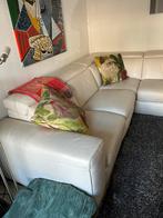 Natuzzi hoekbank creme, Ophalen, Gebruikt, Normaal, 100 tot 125 cm
