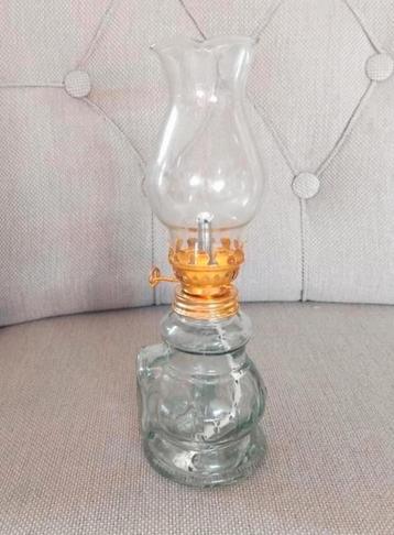 Lief klein glazen Olielampje Vintage Stijl - Nieuw!  beschikbaar voor biedingen