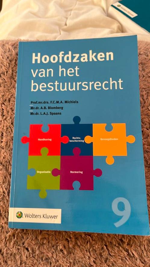 L.A.J. Spaans - Hoofdzaken van het bestuursrecht, Boeken, Wetenschap, Zo goed als nieuw, Ophalen of Verzenden