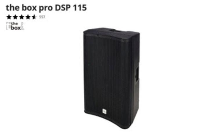 The Box Pro Active PA Speakers & Monitor + Stands, Muziek en Instrumenten, Versterkers | Keyboard, Monitor en PA, Zo goed als nieuw