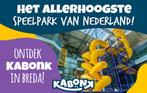 4x Tickets Kabonk Breda | Binnenspeeltuin |, Drie personen of meer, Ticket of Toegangskaart