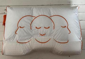 Nieuw: Silvana support hoofdkussen met nekrol, oranje 50x70 beschikbaar voor biedingen