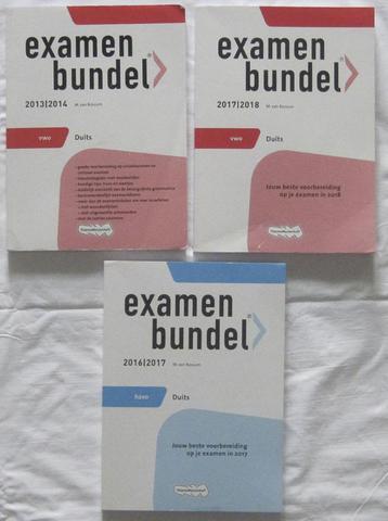 Examenbundel Duits VWO 2017/2018 + 2013/2014, HAVO 2016-2017 beschikbaar voor biedingen