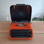 Vintage oranje typemachine, Diversen, Typemachines, Ophalen of Verzenden, Gebruikt