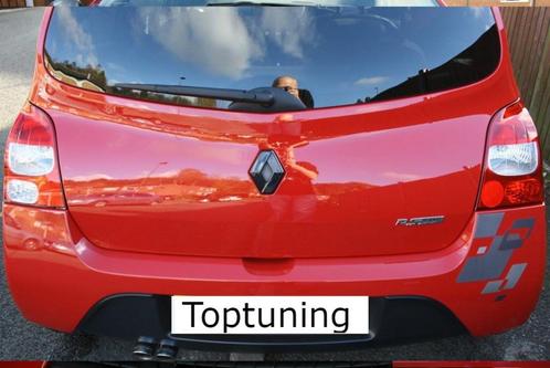Zwart logo cover RENAULT TWINGO 2 2007-2011 ook GT & RS, Auto diversen, Tuning en Styling, Ophalen of Verzenden