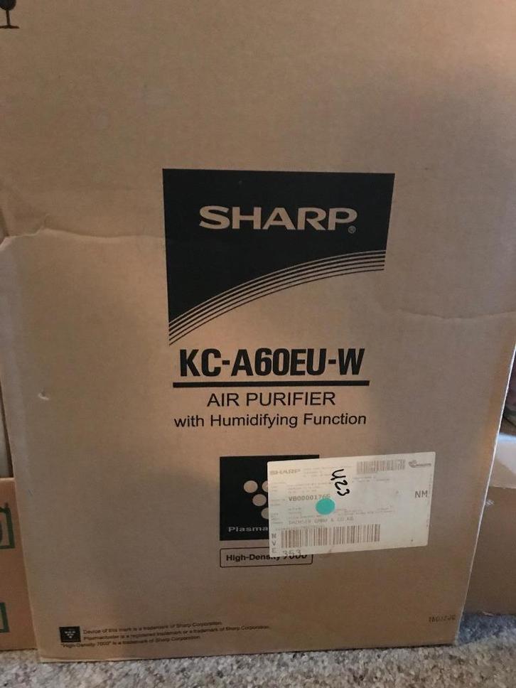 SHARP KC-D60EU-W luchtreiniger en luchtbevochtiger / nieuw, Witgoed en Apparatuur, Luchtbehandelingsapparatuur, Nieuw, Luchtreiniger