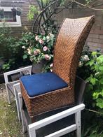 4 Eetkamerstoelen Eikenhout Teak Kleur, Ophalen, Gebruikt, Hout