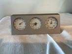Hygrometer, Klok & Thermometer - Design Object, Ophalen of Verzenden, Gebruikt, Analoog, Wekker of Tafelklok