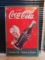 Coca cola reclamebord, Ophalen of Verzenden, Reclamebord