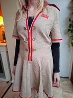 Russische CCCP jurk met pet - Maat L - Sovjet-Unie carnaval, Ophalen of Verzenden, Zo goed als nieuw, Maat 42/44 (L), Carnaval