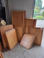 Onderdelen  Lundia 60 cm diep 6 staanders 10 schappen, Huis en Inrichting, Kasten | Boekenkasten, Ophalen, Gebruikt, 75 cm of meer