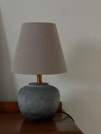 Tafellamp met aardewerken voet, Huis en Inrichting, Lampen | Tafellampen, Ophalen, Zo goed als nieuw, Landelijk, Minder dan 50 cm