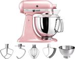 Kitchenaid Artisan mixer keuken robot roze silk t.w.v. € 819, Witgoed en Apparatuur, Keukenmixers, Ophalen of Verzenden, Zo goed als nieuw