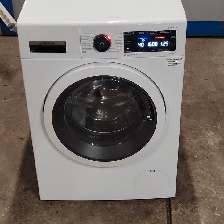 Bosch Serie 8 Voorlader Wasmachine - Zo goed als nieuw! 10kg, Witgoed en Apparatuur, Wasmachines, Zo goed als nieuw, Voorlader