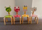 Tafel en 4 stoelen voor kinderen., Ophalen of Verzenden, Vier personen