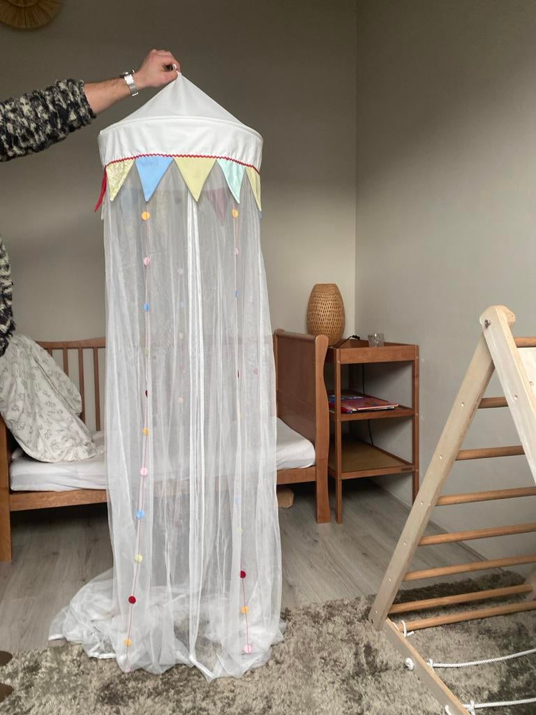 Kleurrijke klamboe voor kinderbedje, Ophalen, Zo goed als nieuw, Klamboe