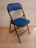 Gratis af te halen blauwe klapstoel - Gebruikt, Ophalen, Gebruikt, Eenvoudig, Blauw