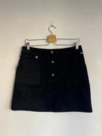 harper & yve leer suede rokje maat s  rok, Verzenden, Zwart, Zo goed als nieuw, Maat 36 (S)