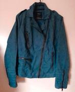 NIEUWE Jessica Petrol Biker Jas, Kleding | Dames, Ophalen of Verzenden, Nieuw, Maat 42/44 (L), Blauw