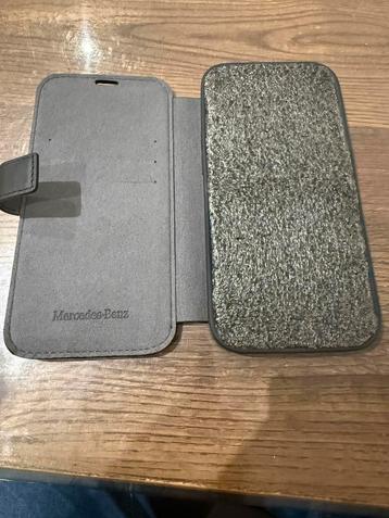 iPhone 14 Pro Mercedes Echt Lederen Flipcover beschikbaar voor biedingen