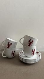 Fabienne Chapot Kop & Schotel Kreeft 280 ml - 4x, Ophalen, Nieuw, Overige stijlen, Kop(pen) en/of Schotel(s)