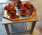 Tafeltje met dienblad en servies, Huis en Inrichting, Ophalen, Overige vormen, Minder dan 55 cm, Minder dan 45 cm