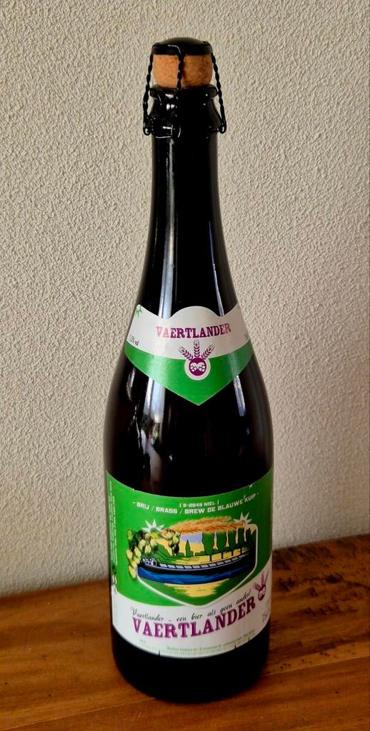 volle 75 cl fles Vaertlander bier uit Belgie, Verzamelen, Biermerken, Ophalen of Verzenden, Zo goed als nieuw, Flesje(s), Overige merken