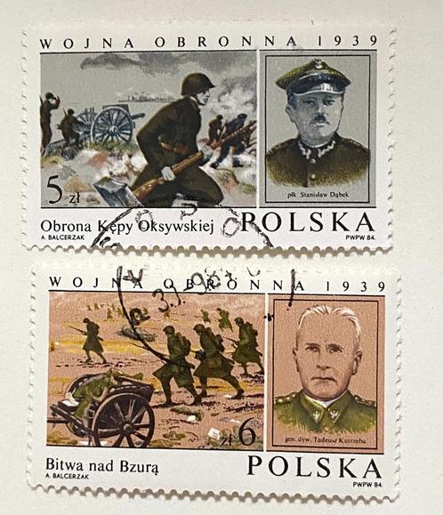 45. Polen 1984 gestempeld serie 2934 / 35 = WO II, Postzegels en Munten, Postzegels | Europa | Overig, Gestempeld, Polen, Verzenden