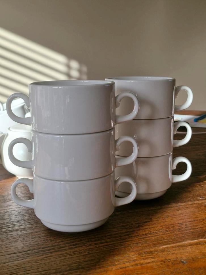 6 Dudson Soepkommen - Zeer Netjes!, Huis en Inrichting, Keuken | Servies, Kom(men), Overige stijlen, Aardewerk, Ophalen of Verzenden