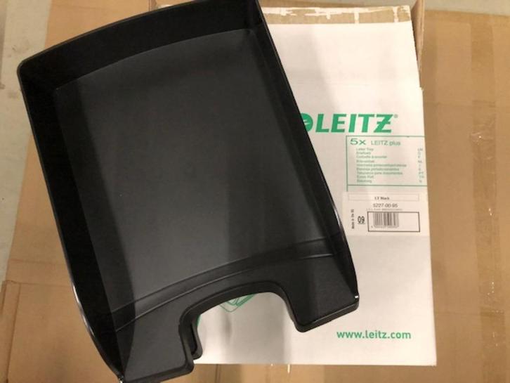 Brievenbak Leitz 5227 Plus zwart, Diversen, Bureau-accessoires, Nieuw, Ophalen of Verzenden