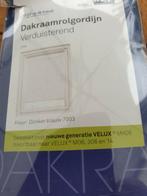 Dakraam rolgordijn. Donkerblauw. Verduisterend., Ophalen of Verzenden, Nieuw, 50 tot 100 cm