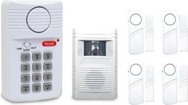 Raam en Deur Alarm set  6-delig draadloos, Doe-het-zelf en Verbouw, Alarmsystemen, Nieuw, Detector, Sensor of Melder, Raam of Deur