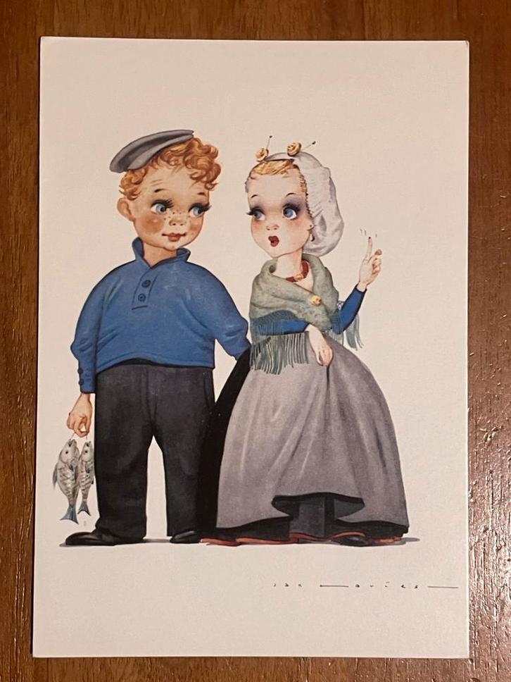 1997 Jan Lavies / Scheveningen Holland, Verzamelen, Ansichtkaarten | Themakaarten, Ongelopen, 1980 tot heden, Kinderen, Ophalen of Verzenden