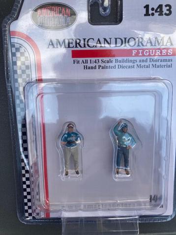 F1 raceset 50's Fangio + Ascari American Diorama 1:43 beschikbaar voor biedingen
